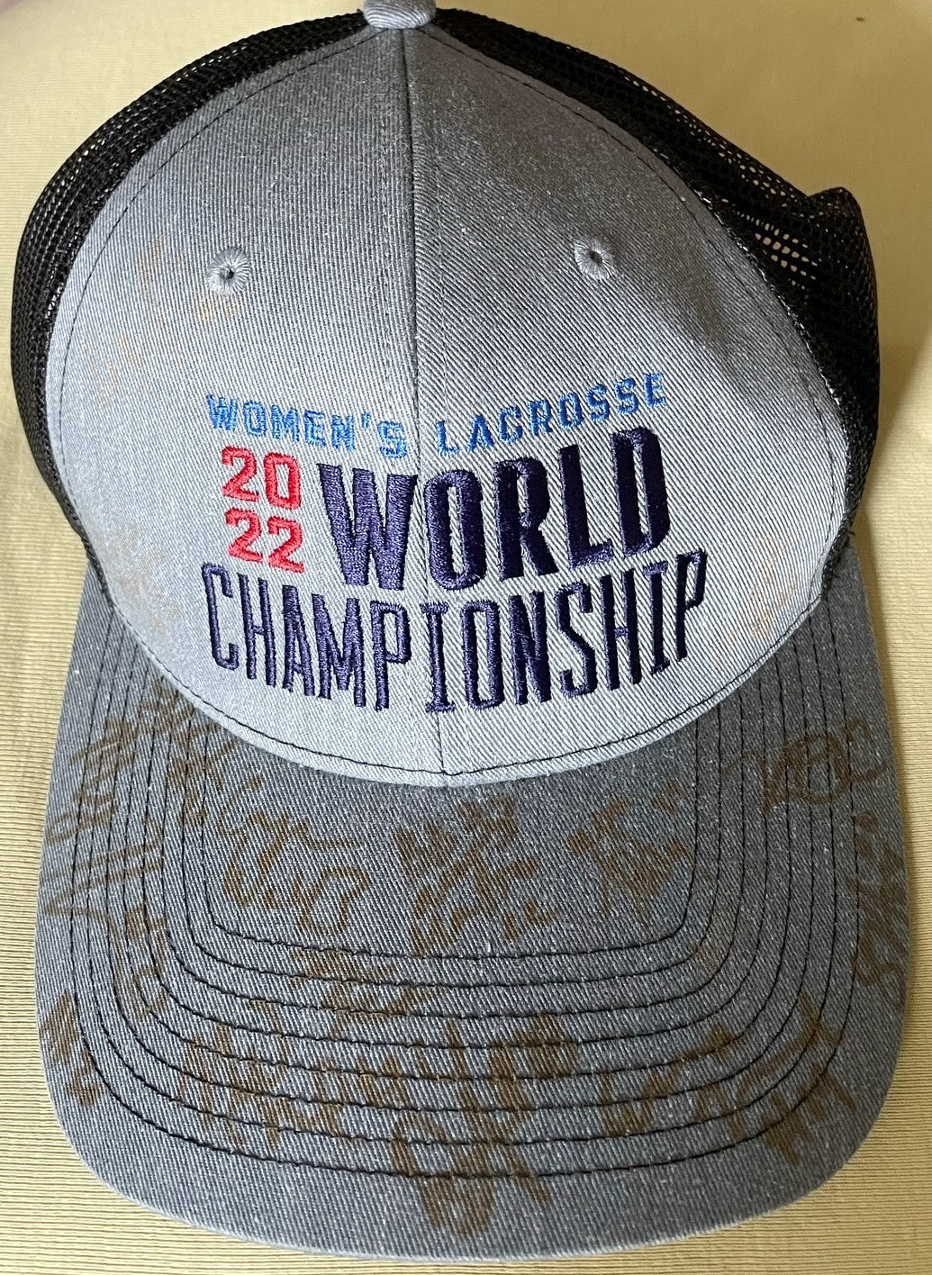 2022 Team USA Women's Lacrosse World Championship autographed cap or hat (Taylor Cummings)
