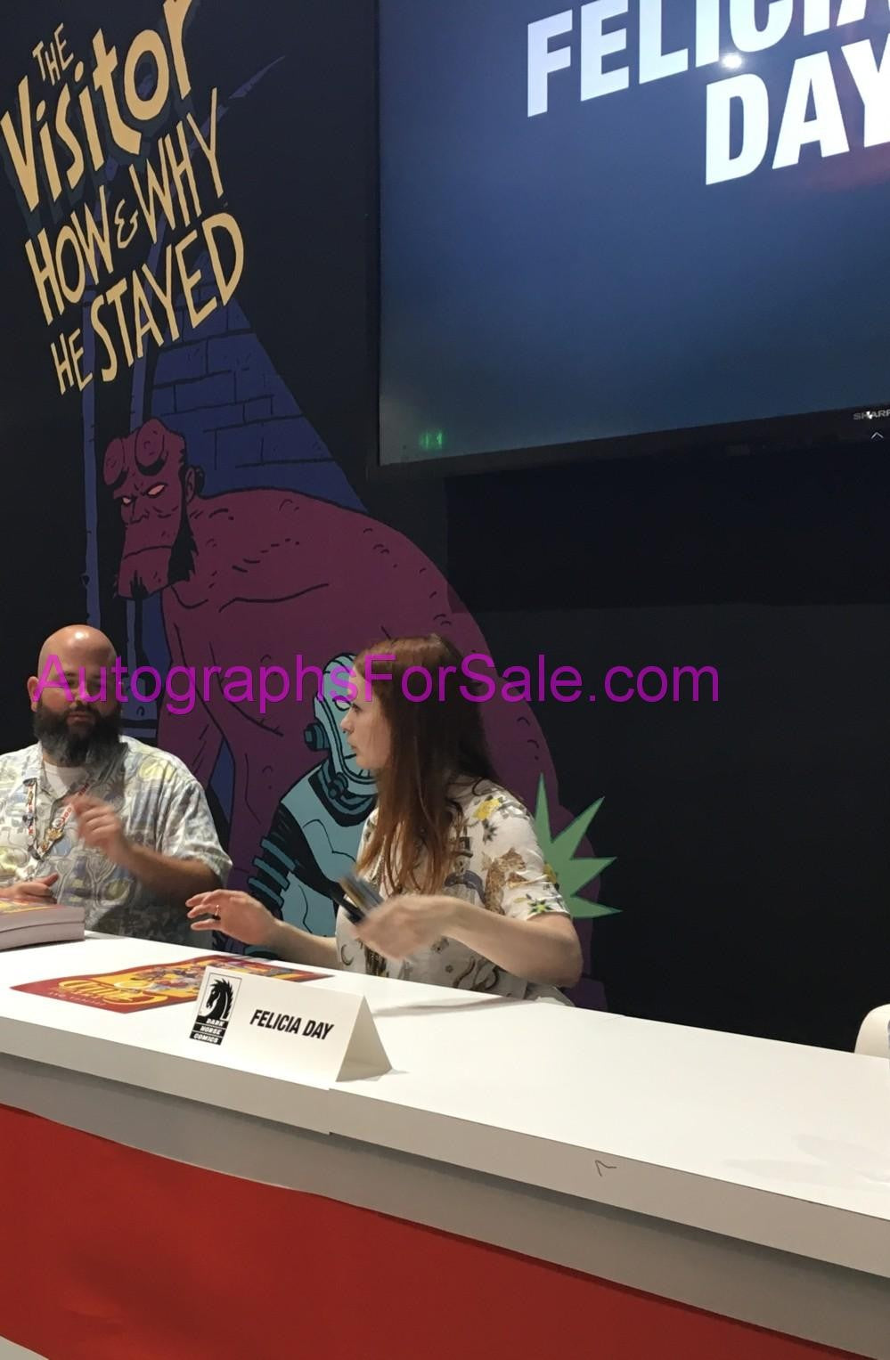 Felicia Day autographed The Guild 2017 Comic-Con Dark Horse mini promo poster