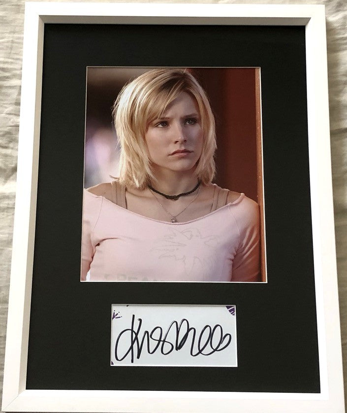 Kristen Bell autograph custom framed with Veronica Mars 8x10 photo
