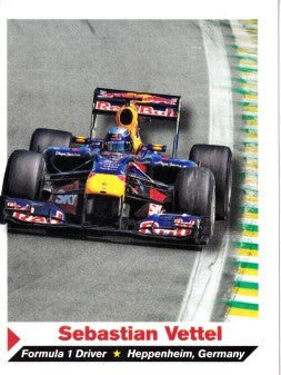 Sebastian Vettel 2011 Sports Illustrated for Kids racing Rookie Card