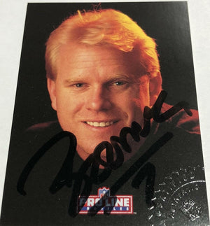 Boomer Esiason certified autograph Cincinnati Bengals 1992 Pro Line Pr