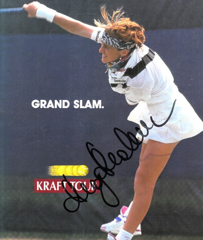 Magdalena Maleeva autographed tennis magazine 7x9 photo