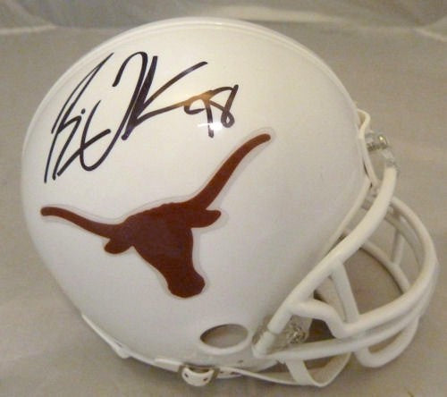 Brian Orakpo autographed Texas Longhorns mini helmet
