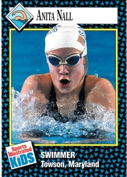 Anita Nall 1992 Sports Illustrated for Kids swimming Rookie Card