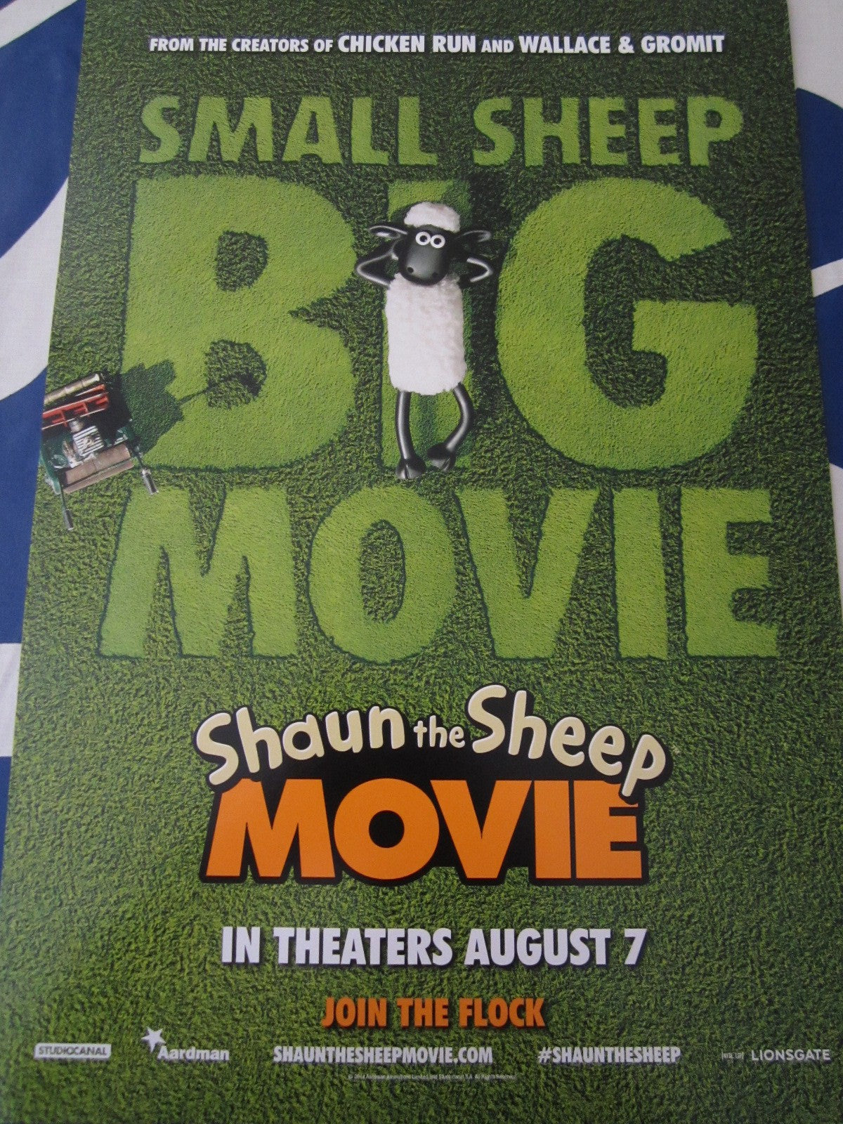 Shaun the Sheep set of 2 mini 2015 movie posters