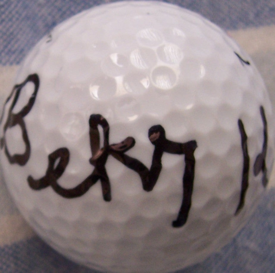 Betsy King autographed golf ball