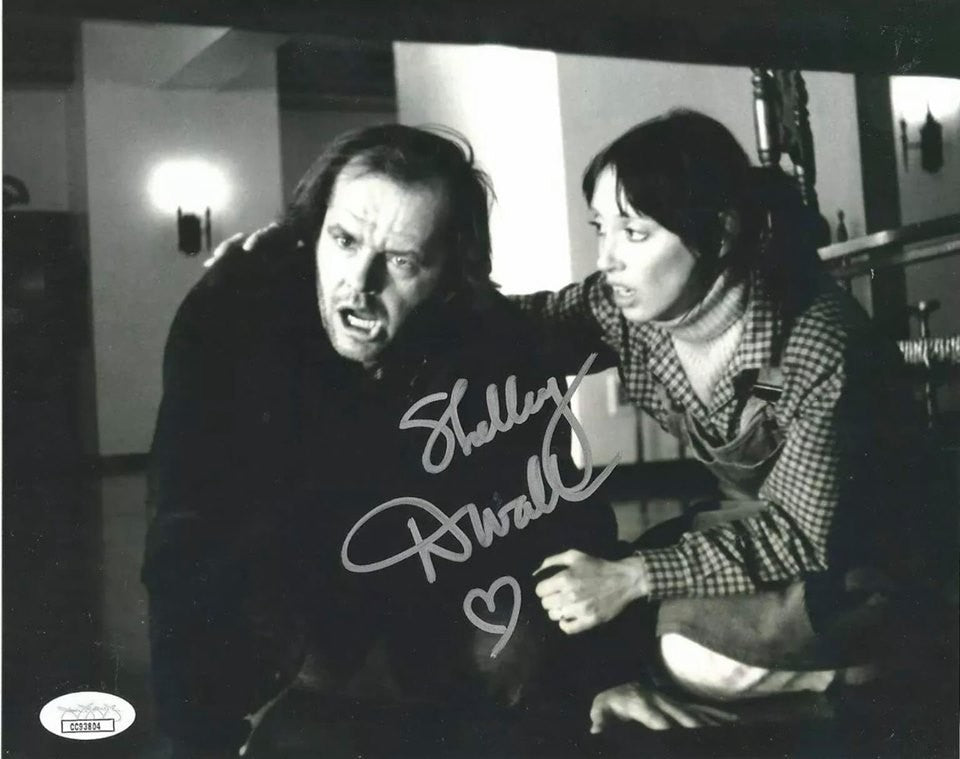 Shelley Duvall autographed The Shining 8x10 movie photo with Jack Nicholson JSA