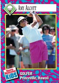 Amy Alcott 1993 Sports Illustrated for Kids golf Rookie Card