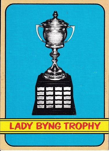 Lady Byng Trophy 1972-73 Topps card #175 ExMt