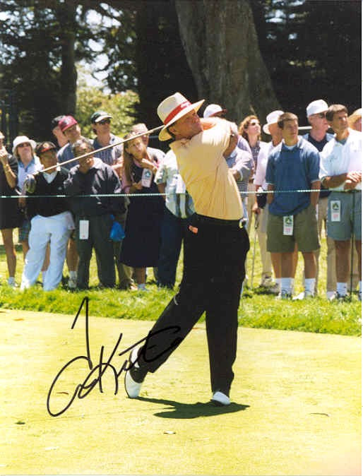 Tom Kite autographed 8x10 golf photo