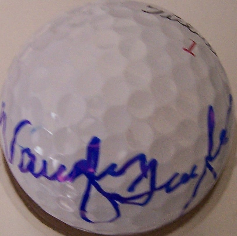 Vaughn Taylor autographed 2012 Farmers Insurance Open tournament used Titleist golf ball