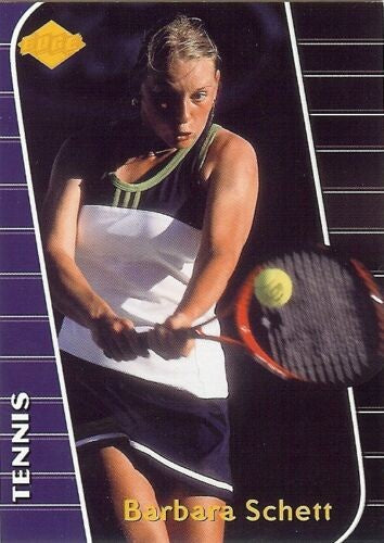 Barbara Schett 2000 Collector's Edge tennis card