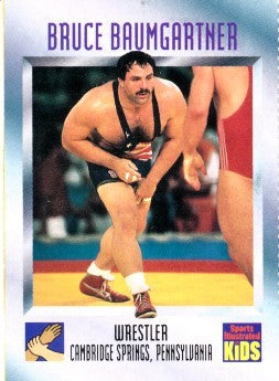 Bruce Baumgartner 1995 Sports Illustrated for Kids wrestling Rookie Card