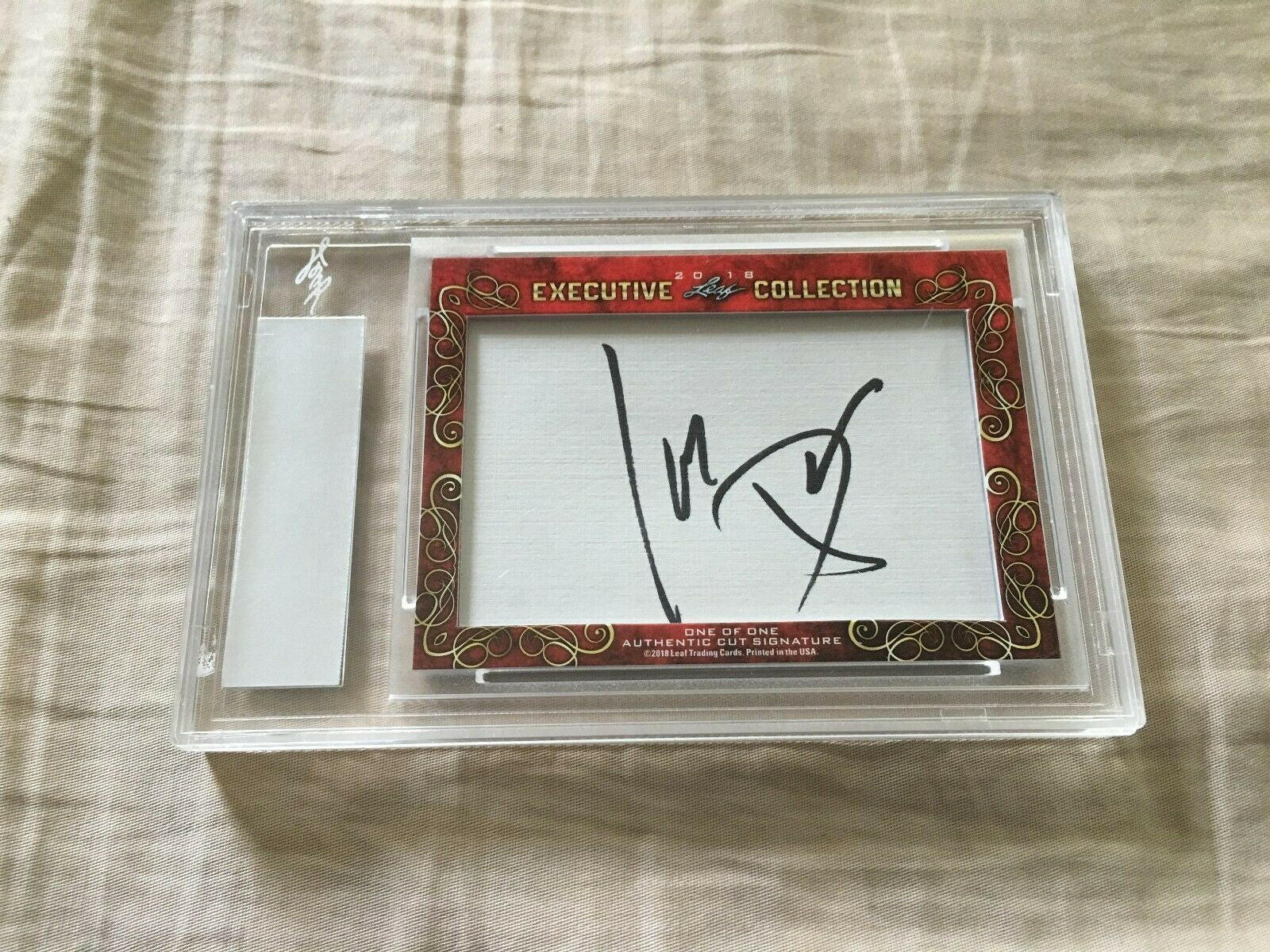 Rascal Flatts 2018 Leaf Cut Signature certified autograph card 1/1 (Jay ...