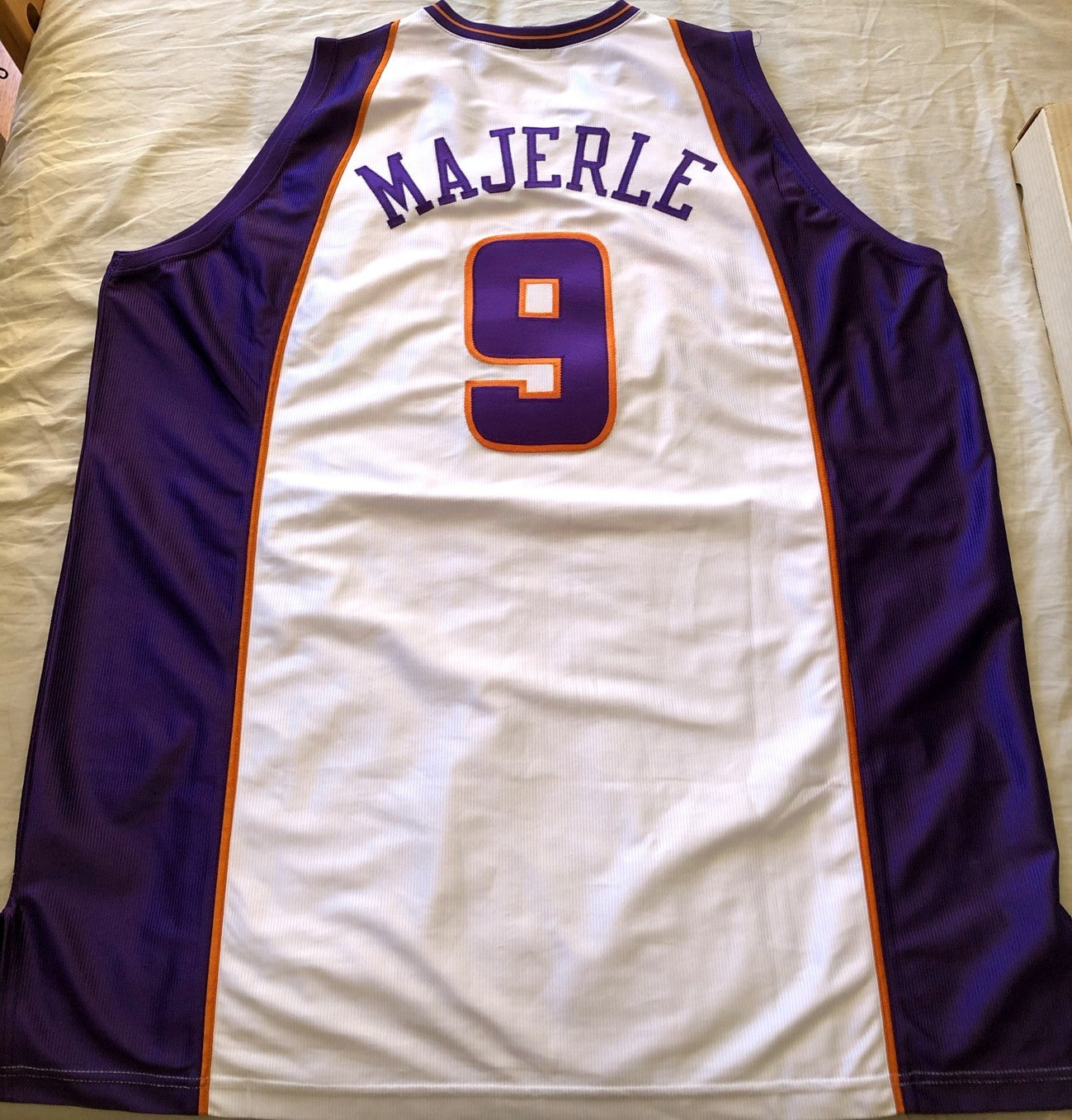 Dan Majerle Phoenix Suns 2001-02 LAST SEASON authentic Champion white game model stitched jersey