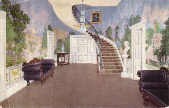 Hermitage (President Andrew Jackson's Home) vintage postcard